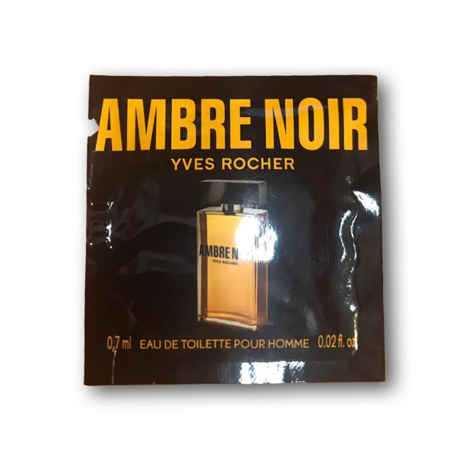 תמונת מוצר - דוגמית או דה טואלט אמבר נואר מסדרת Ambre Noir - מחיר המוצר 5.0000 ש״ח