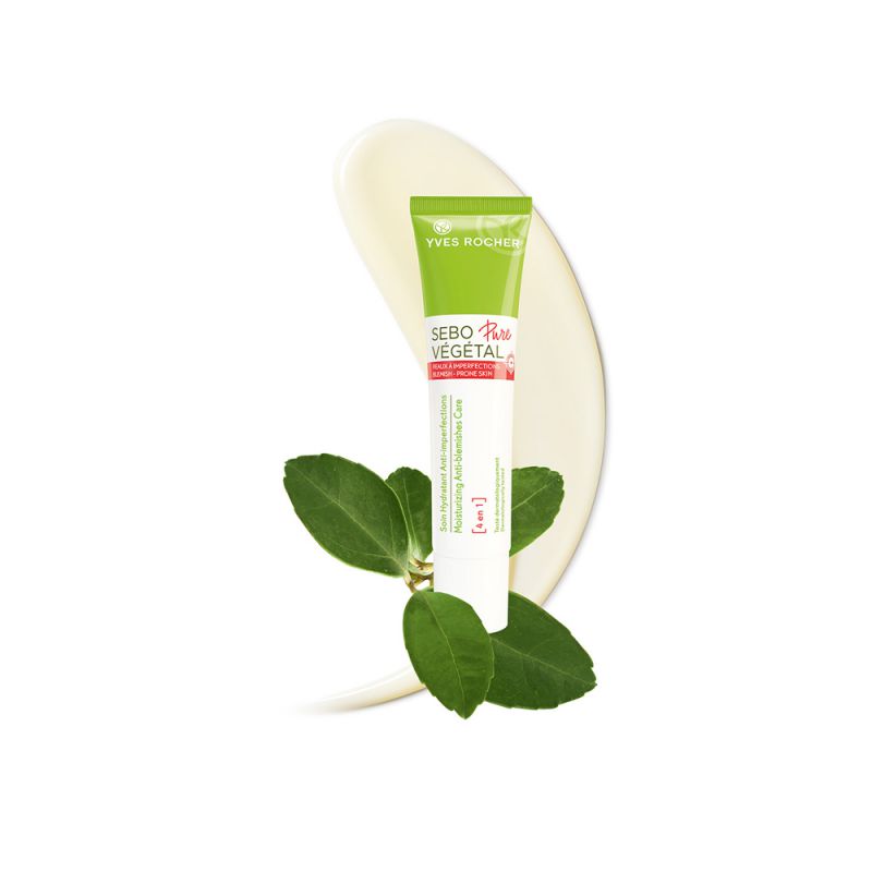 תמונת מוצר - קרם לחות 4 ב 1 לעור הנוטה לאקנה מסדרת Sebo Vegetal Pure - מחיר המוצר 99.0000 ש״ח