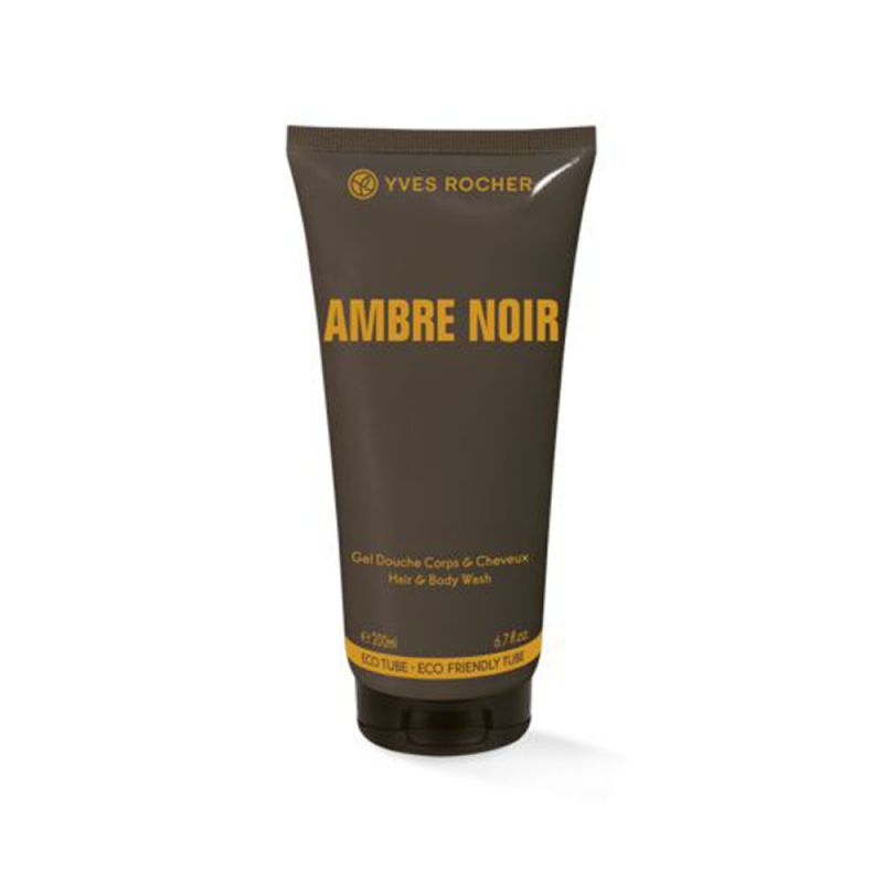 תמונת מוצר - ג’ל רחצה לגוף ולשיער לגבר בניחוח אוריינטלי מסדרת Ambre Noir - מחיר המוצר 45.0000 ש״ח