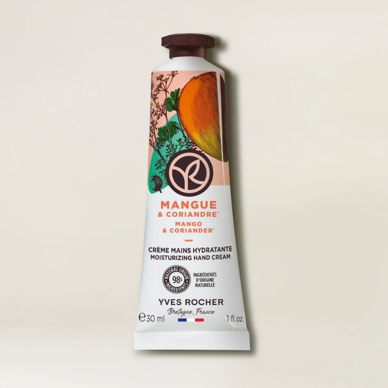 תמונת מוצר - קרם ידיים ממריץ בניחוח מנגו כוסברה מסדרת Bain nature 2024 - מחיר המוצר 29.9000 ש״ח