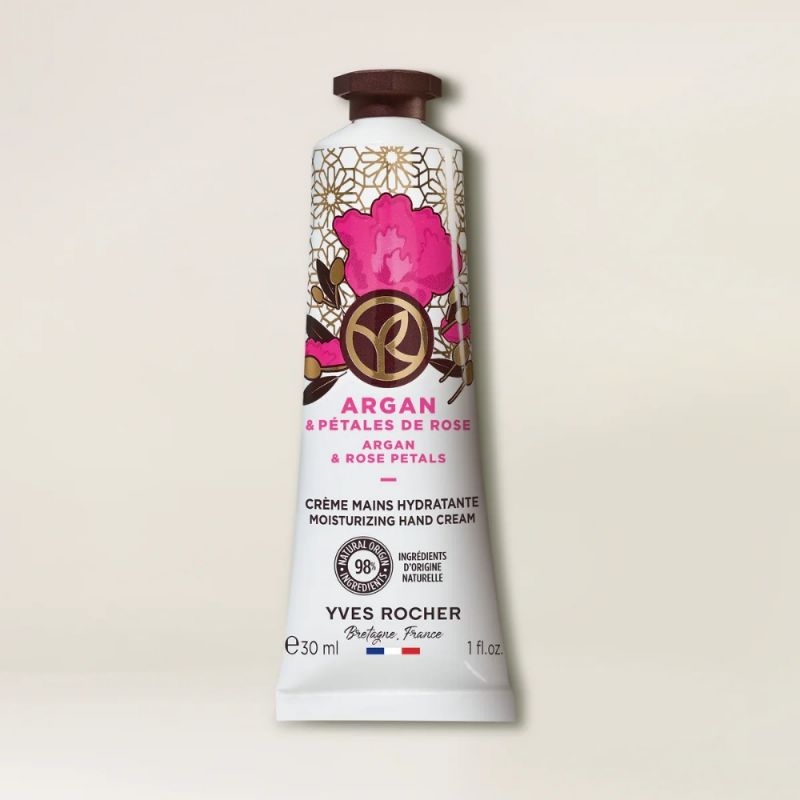 תמונת מוצר - קרם ידיים חמאם בניחוח ארגן ועלי ורדים מסדרת Bain nature 2024 - מחיר המוצר 29.9000 ש״ח