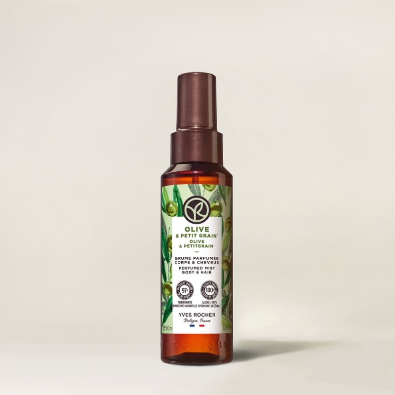 תמונת מוצר - ספריי מבושם לגוף ולשיער בניחוח זית הדרים מסדרת Bain nature 2024 - מחיר המוצר 55.0000 ש״ח